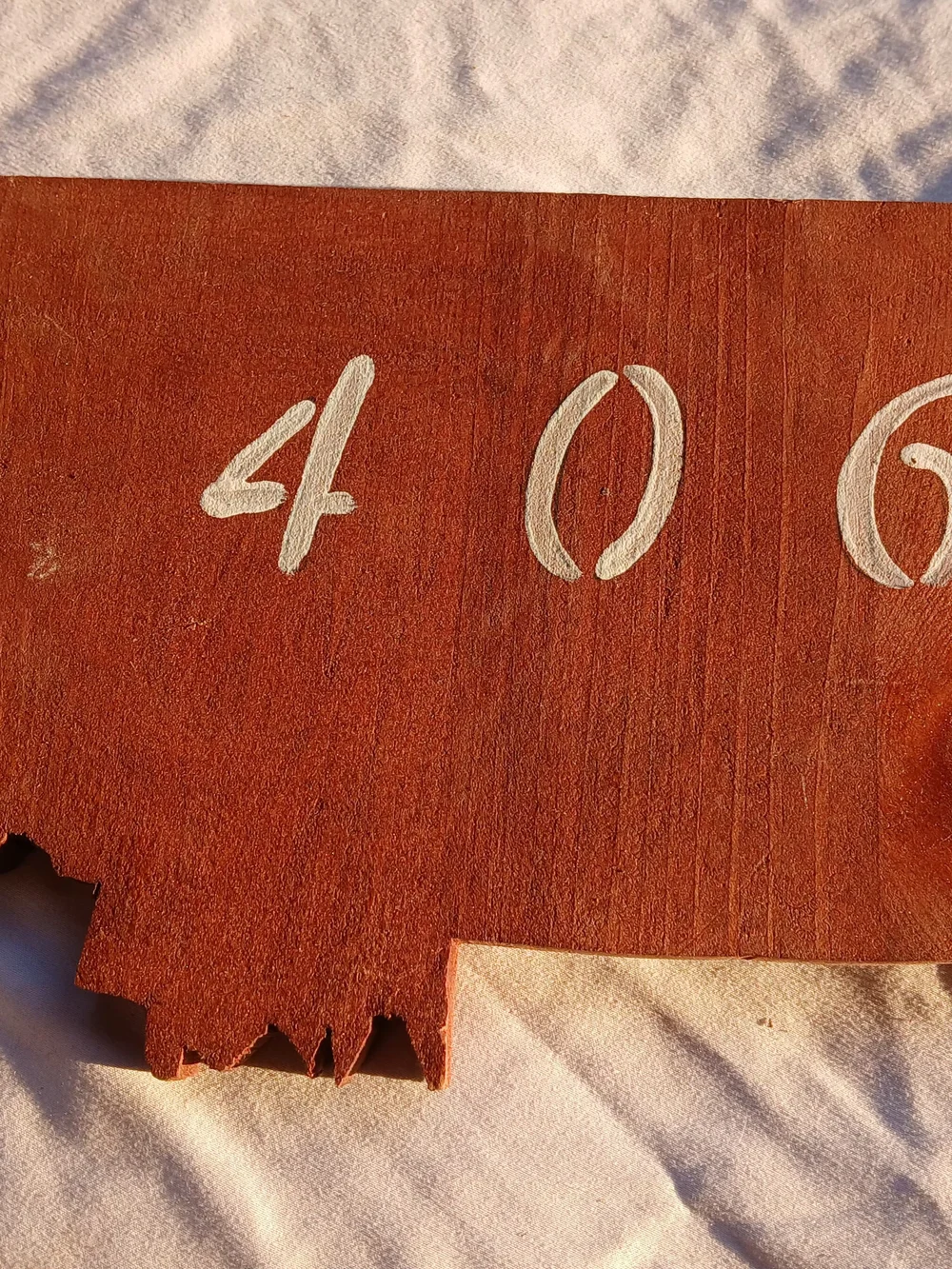 Montana Rust Red Wooden Wall Art With